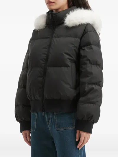 B+ab Hooded Puffer Jacket In Multi