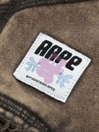 Aape By A Bathing Ape Graphic-print Hoodie In Brown