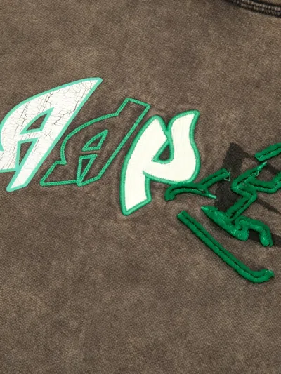 Aape By A Bathing Ape Graphic-print Hoodie In Brown