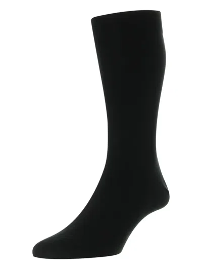 纯色设计针织袜