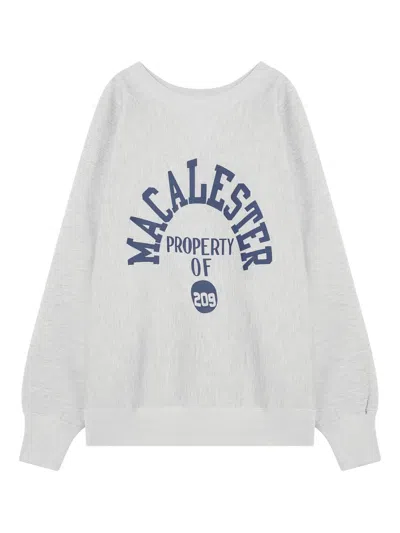 Champion Grey Sweatshirt True To Archive Reverse Weave In Gray