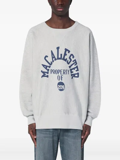 Champion Grey Sweatshirt True To Archive Reverse Weave In Gray