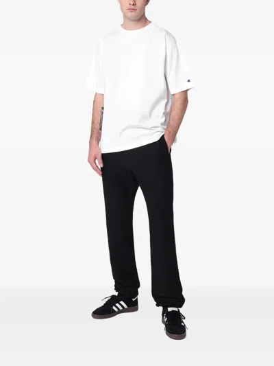 Champion White Cotton Crew-neck T-shirt In White