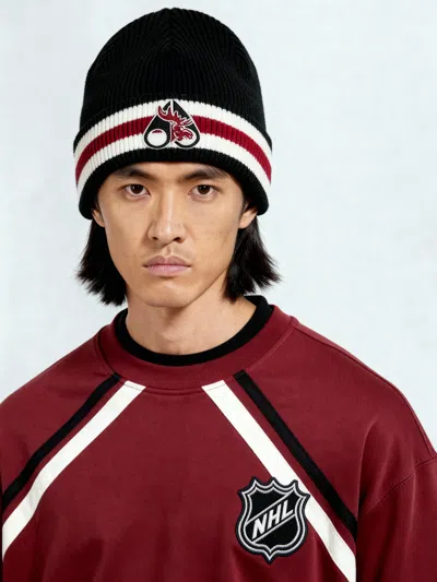 Moose Knuckles Men's Nhl X  Beanie In Black