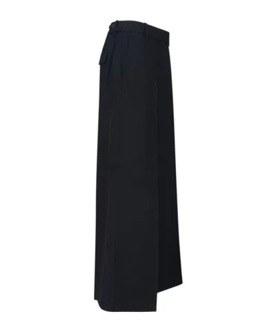 Calvin Klein Tailored Black Trousers With Structured Waistband In Black