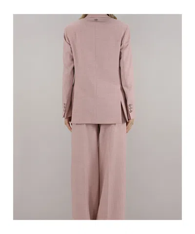 Liu •jo Button-down Blazer In Brown