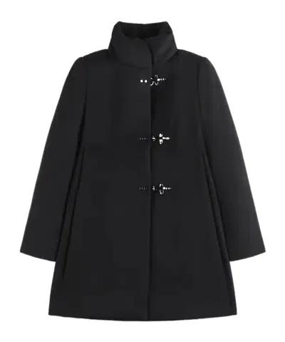 Fay Virginia 3 Hooks Coat In Black