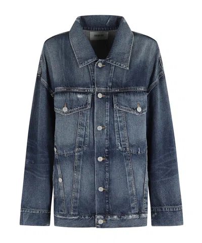 Agolde Woman Blue Jackets