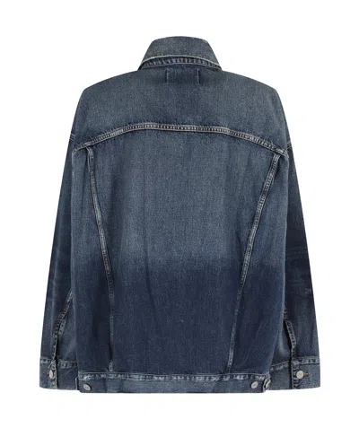 Agolde Woman Blue Jackets