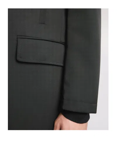 Fay Three-button Single-breasted Coat In Black