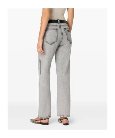 Missoni Gebleichte Five-pocket-jeans Mit Mittlerer Leibhöhe In Gray