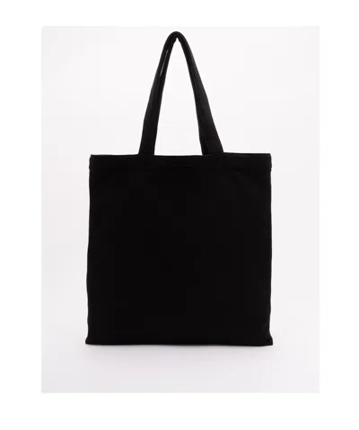 Palm Angels Rectangular Tote Bag Logo Design In Black