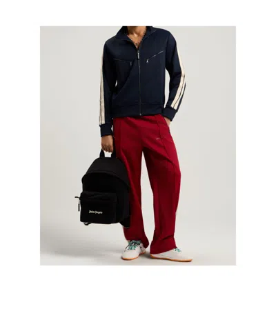 Palm Angels Versatile Backpack Featuring Adjustable Elements In Black