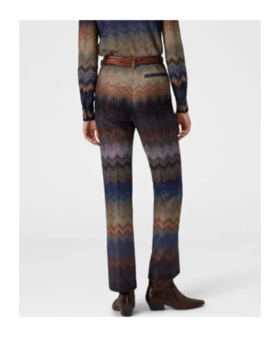 Missoni Trumpet Pants With Snake Pattern In Multi