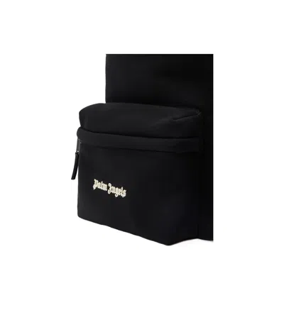 Palm Angels Versatile Backpack Featuring Adjustable Elements In Black