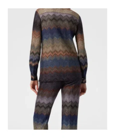 Missoni Viscosebluse Mit Schlangenmuster In Multi
