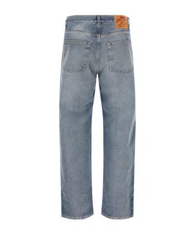 Magliano Five-pocket Denim Trousers Featuring Belt Loops In Blue