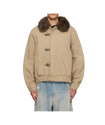 Andersson Bell Ortega Washed Cotton Jacket In Brown
