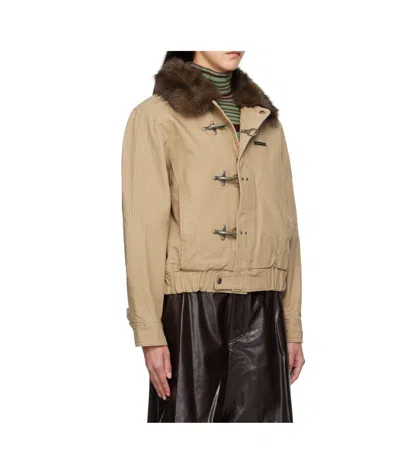 Andersson Bell Ortega Washed Cotton Jacket In Brown