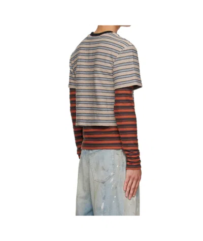 Andersson Bell Striped Long-sleeved T-shirt In Multi