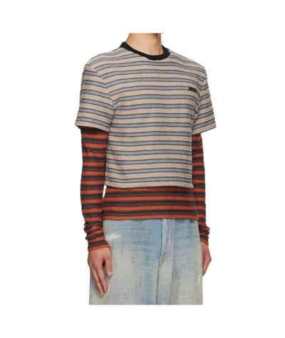 Andersson Bell Striped Long-sleeved T-shirt In Multi