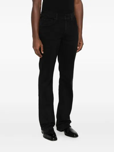 7 For All Mankind Logo Denim Jeans In Black