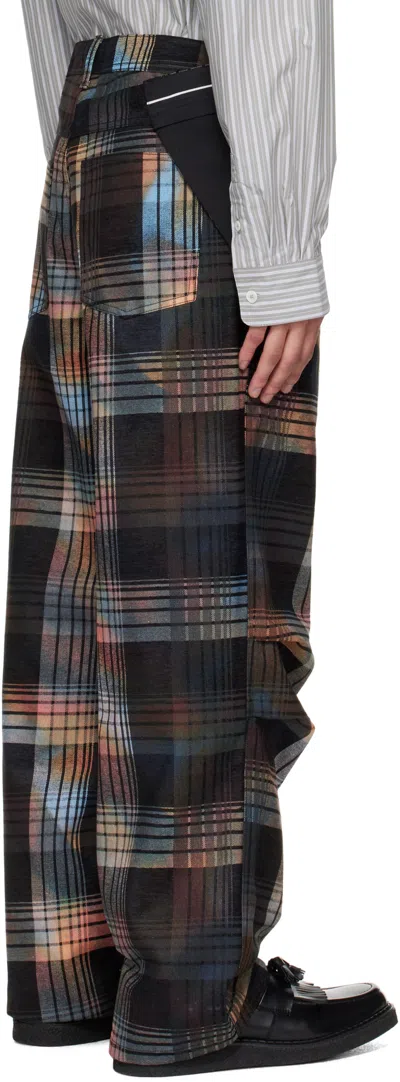Andersson Bell Burn-out Check-out Pants In Multi