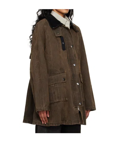 Andersson Bell Kerri Trapez Work Jacket In Brown