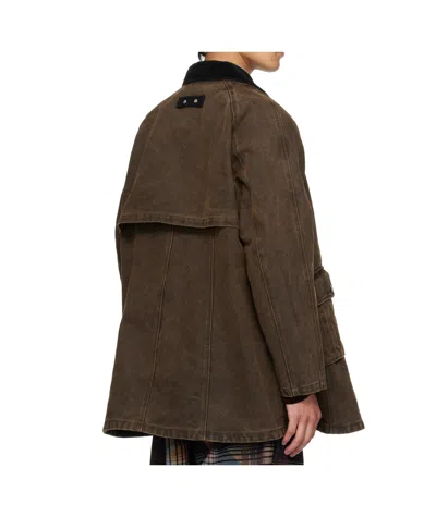 Andersson Bell Kerri Trapez Work Jacket In Brown