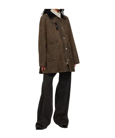 Andersson Bell Kerri Trapez Work Jacket In Brown