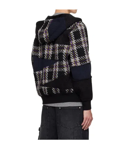 Andersson Bell Patchwork Zip-up Hoodie In Multi