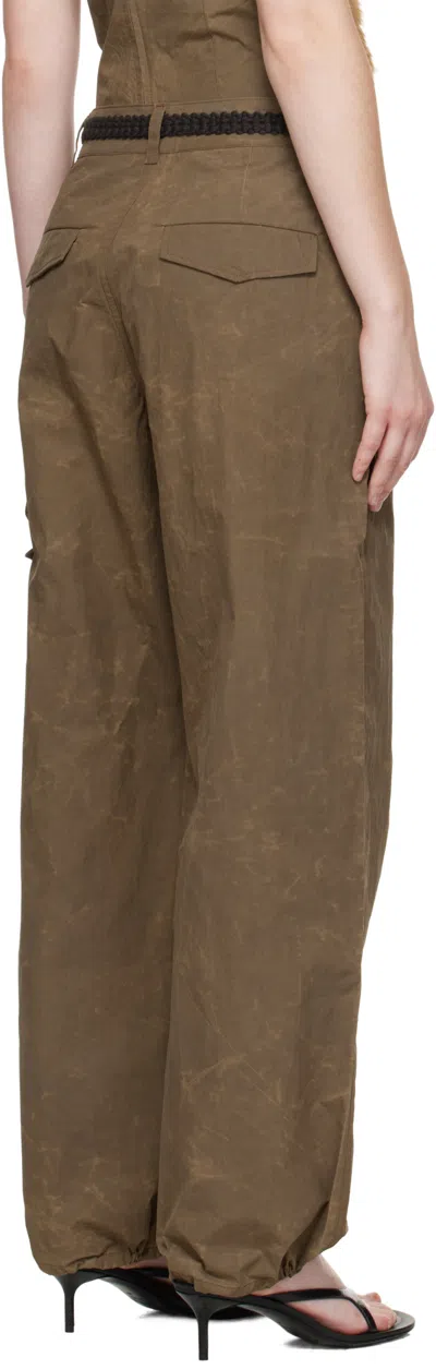 Andersson Bell Wrap-around Overalls In Brown