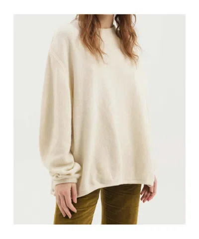 1989 Studio Crew-neck Press-button Sweatshirt In Neutral