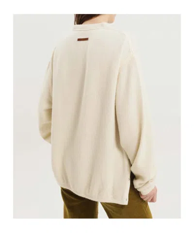 1989 Studio Crew-neck Press-button Sweatshirt In Neutral