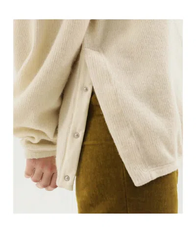 1989 Studio Crew-neck Press-button Sweatshirt In Neutral