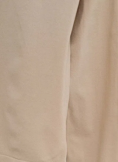 Alaïa Turtleneck Crop Top In Brown