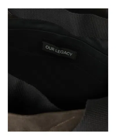 Our Legacy Towering Tote Bag In Black