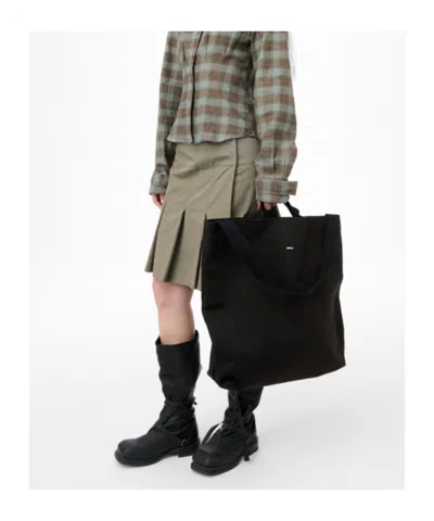 Our Legacy Towering Tote Bag In Black