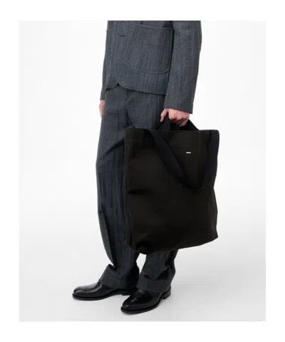 Our Legacy Towering Tote Bag In Black