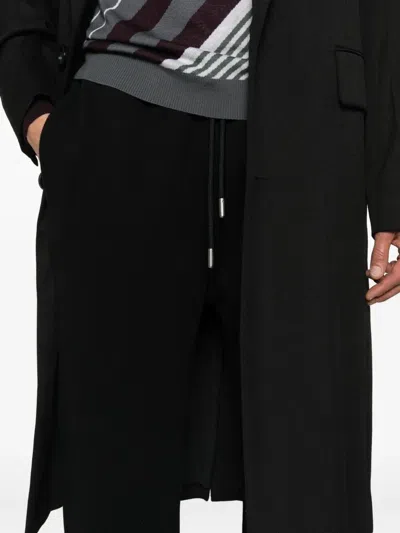 Off-white Comfortable Trousers With Side And Back Pockets In Black