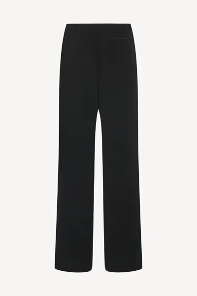 The Row Elastic Waist Casual Pants In Black