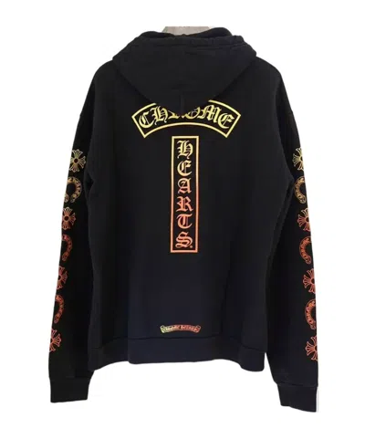 Chrome Hearts Drawstring Hooded Sweatshirt In Black