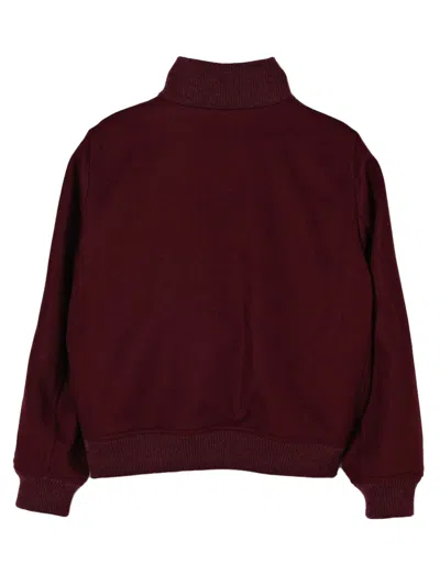 Brunello Cucinelli Long-sleeved Casual Jacket In Burgundy