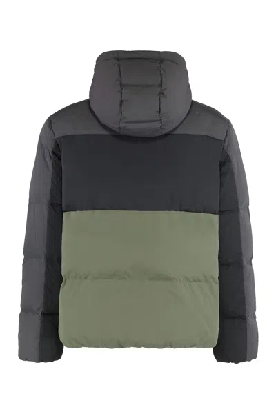 Ea7 Emporio Armani Puffer Jacket In Nylon In Multi