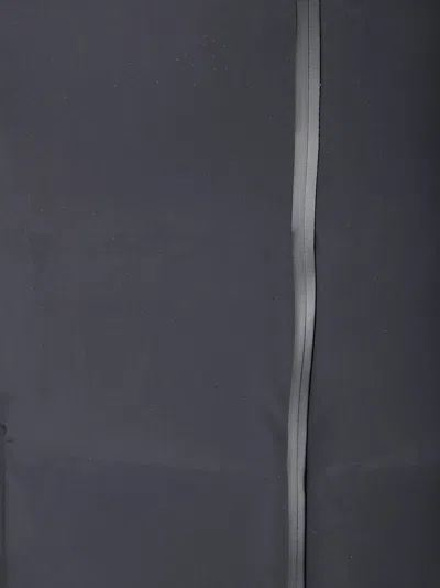 Herno High-collar Hooded Down Jacket With Logo Detail In Black