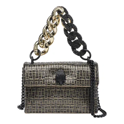 Kurt Geiger Mini Kensington Chain Shoulder Bag In Black