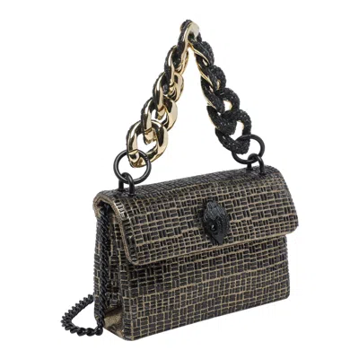 Kurt Geiger Mini Kensington Chain Shoulder Bag In Black