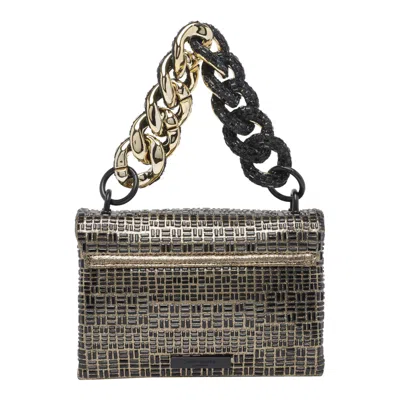 Kurt Geiger Mini Kensington Chain Shoulder Bag In Black