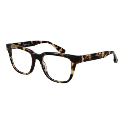 Trussardi Brown Men Glasses Frame In Multi