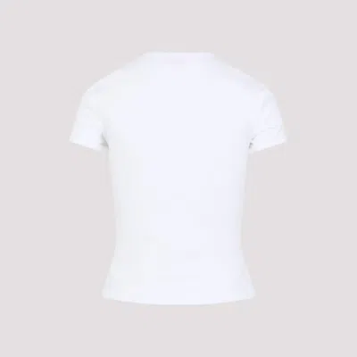 Diesel T-shirt With Logo Plate In White